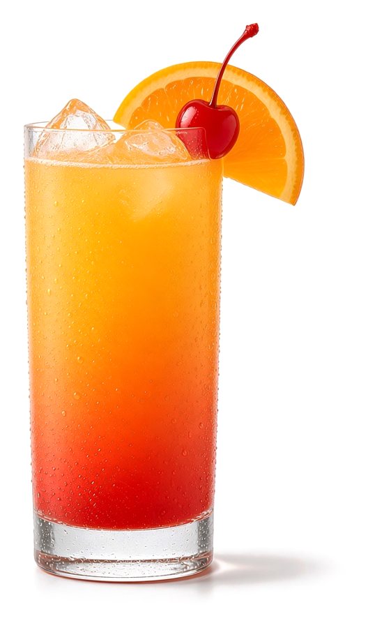Tequila Sunrise in our highball