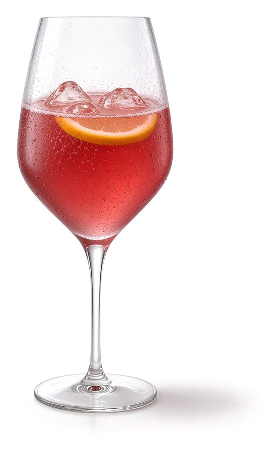 Tinto de Verano in our red wine glass